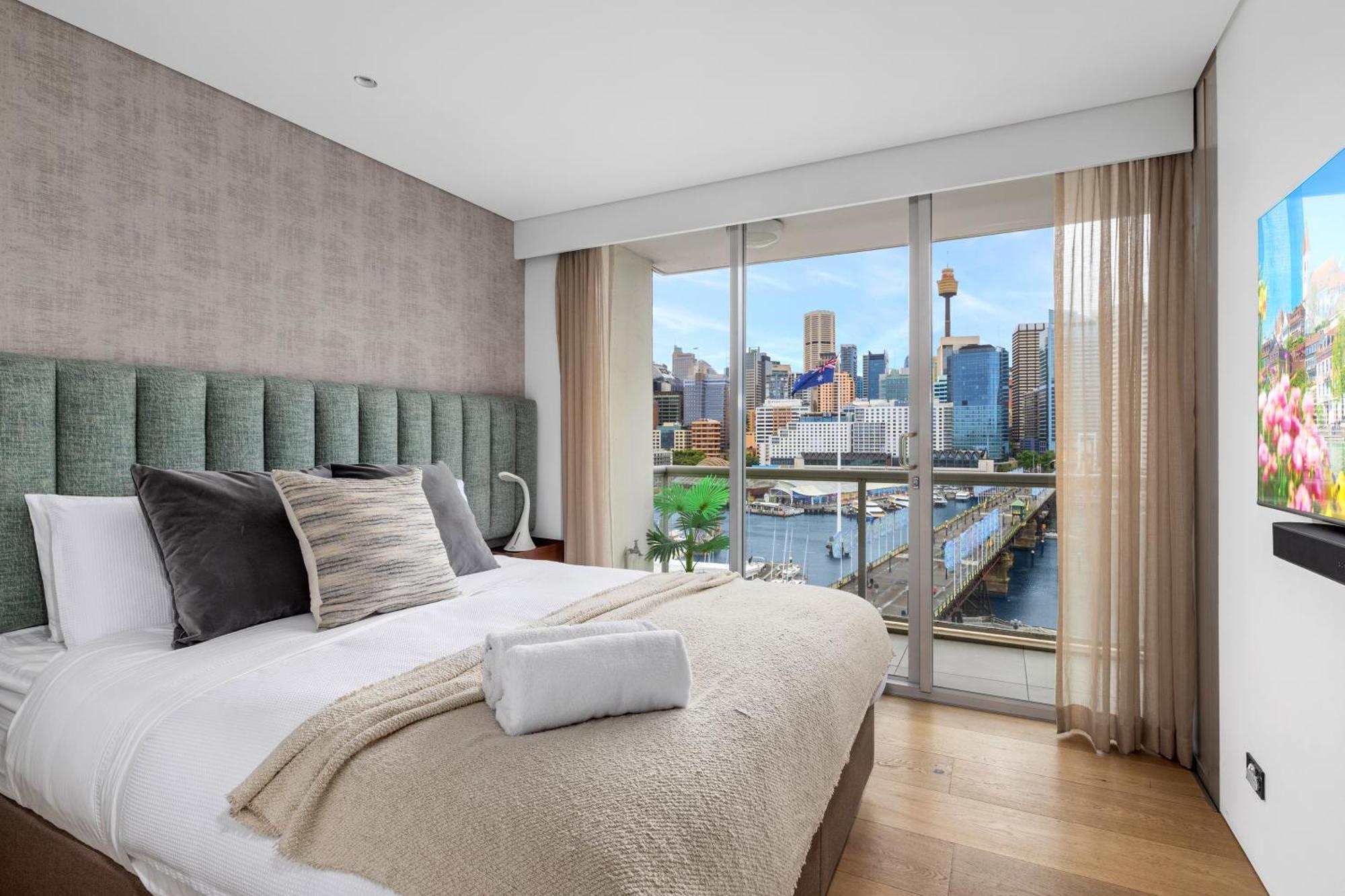 3 Bedroom Darling Harbour Apartment Сидни Екстериор снимка
