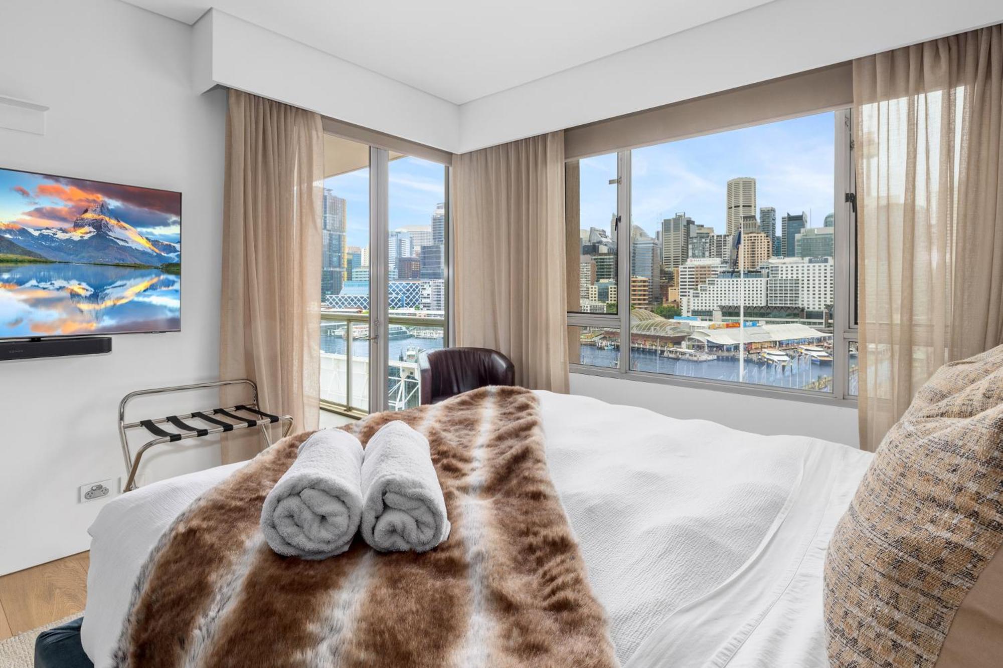 3 Bedroom Darling Harbour Apartment Сидни Екстериор снимка